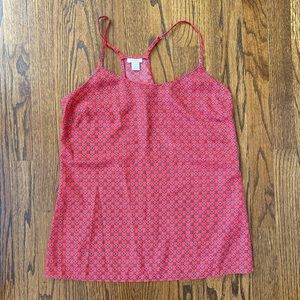 J. Crew patterned tank top